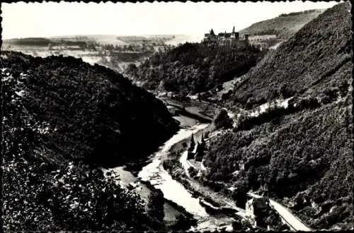 Ak Vianden Luxemburg, Panorama