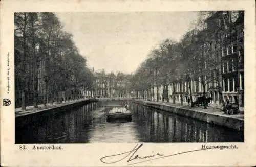 Ak Amsterdam Nordholland Niederlande, Heerengracht