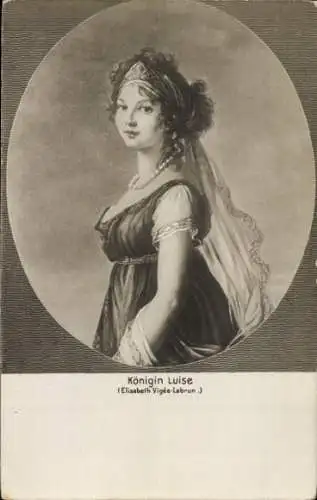 Künstler Ak Vigee-Lebrun, Elisabeth, Königin Luise von Preußen, Luise von Mecklenburg Strelitz