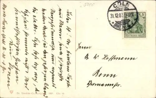 Ak Köln am Rhein, Jan v. Werth-Brunnen