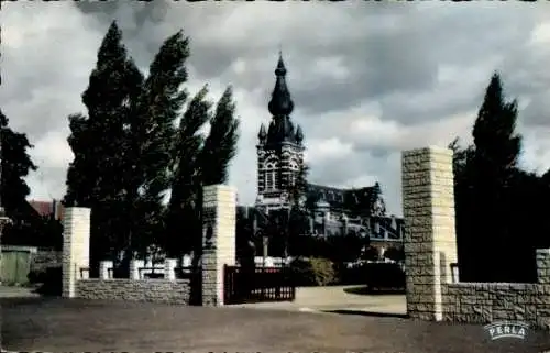 Ak Valenciennes Nord, L'entree des Floralies, l'Eglise St-Michel