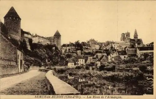 Ak Semur en Auxois Côte-d’Or, Rives de l'Armancon