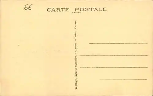 Ak Lucheux Somme, Kirche