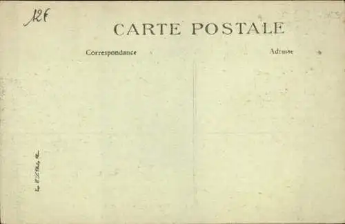 Ak Rouen Seine-Maritime, Ankunftsbahnhof, Rue Verte