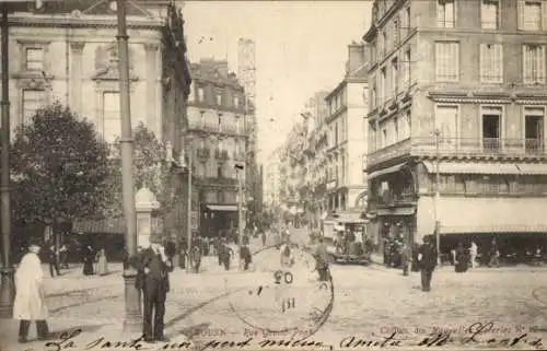 Ak Rouen Seine-Maritime, Rue Grand-Pont