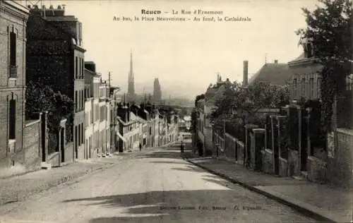 Ak Rouen Seine-Maritime, Rue d’Ernemont