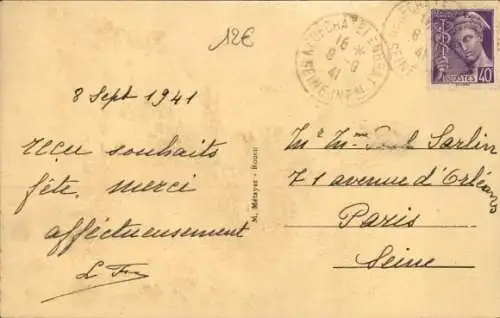 Ak Neufchâtel en Bray Seine Maritime, Rue du Pont