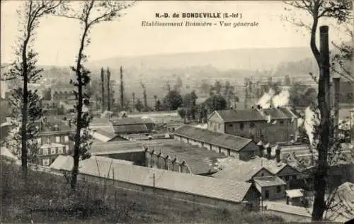 Ak Notre-Dame de Bondeville Seine Maritime, Einrichtung Boissière, Panorama