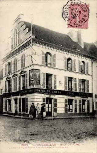 Ak Coulommiers Seine et Marne, Hotel de l’Ours