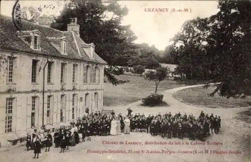 Ak Luzancy Seine et Marne, Chateau de Luzancy