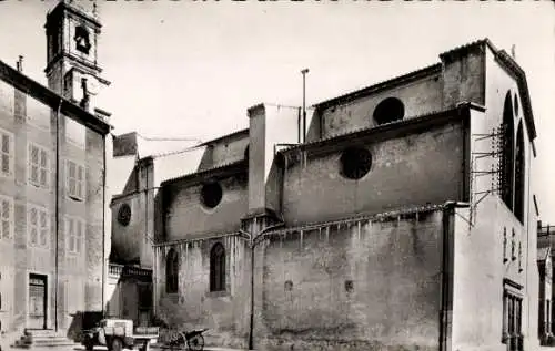 Ak Montélimar Drôme, La Collegiale Ste-Croix