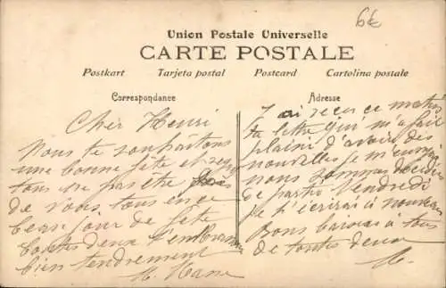 Buchstaben Ak Henri, Frau und Kind, Porträt