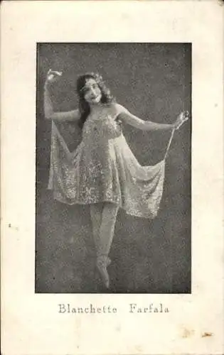 Ak Tänzerin, Porträt, Kleid