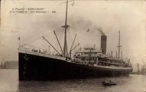 Ak Passagierschiff Kerguelen, Compagnie Sud Atlantique