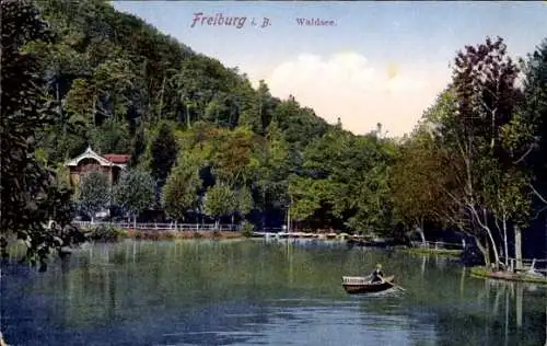 Ak Freiburg im Breisgau, Waldsee