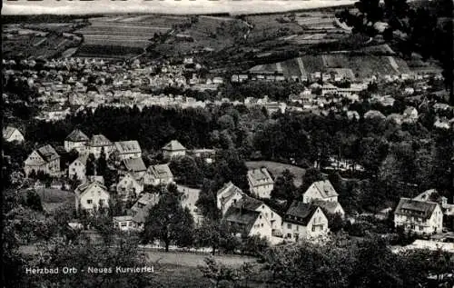 Ak Bad Orb im Spessart Hessen, neues Kurviertel