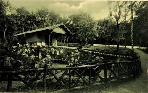 Ak Bad Homburg vor der Höhe Hessen, Römerkastell Kastell Saalburg, Mithrasquelle, Mithrasheiligtum