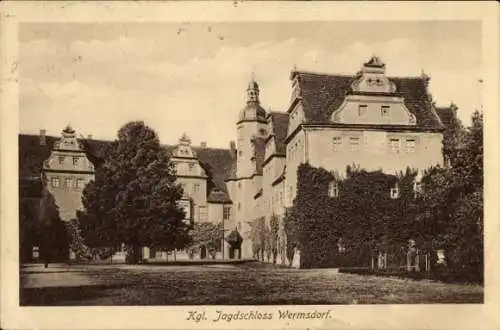 Ak Wermsdorf in Sachsen, Jagdschloss