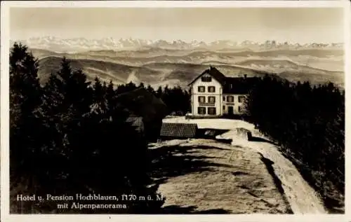 Ak Badenweiler im Schwarzwald, Hotel und Pension Hochblauen