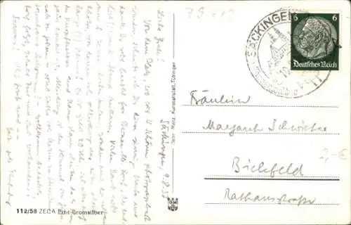 Ak Bad Säckingen am Hochrhein, Trompeterlied, Trompeter von Säckingen