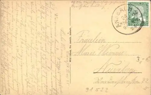 Ak Strüth Ansbach Mittelfranken, Genesungsheim, Schafherde, Schäfer