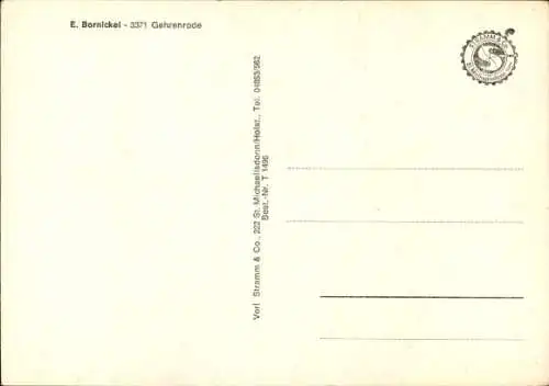 Ak Gehrenrode Bad Gandersheim in Niedersachsen, Teilansicht vom Ort, Kirche, Ehrenmal