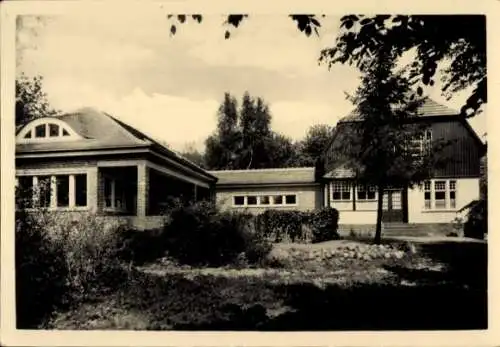 Ak Kloster Insel Hiddensee Ostsee, Gerhart Hauptmann Gedächtnisstätte