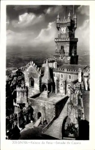 Ak Sintra Cintra Portugal, Palacio da Pena, Entrada da Capela