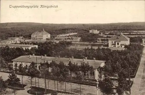 Ak Königsbrück in der Oberlausitz, Truppenübungsplatz