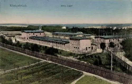 Ak Königsbrück Sachsen, Truppenübungsplatz, Altes Lager