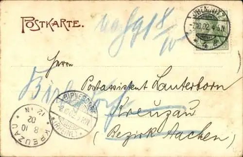 Ak Chemnitz in Sachsen, Poststraße, Straßenbahn