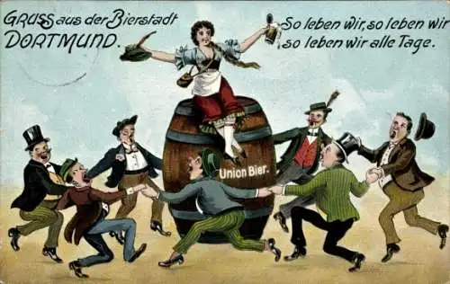 Ak Dortmund im Ruhrgebiet, Union Bier