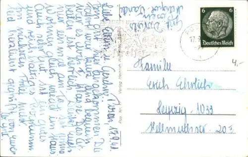 Ak Poznań Posen, Blick auf die Stadt