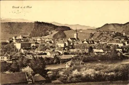 Ak Bruck an der Mur Steiermark, Teilansicht