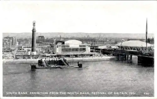 Ak London City England, South Bank Ausstellung, Festival of Britain 1951