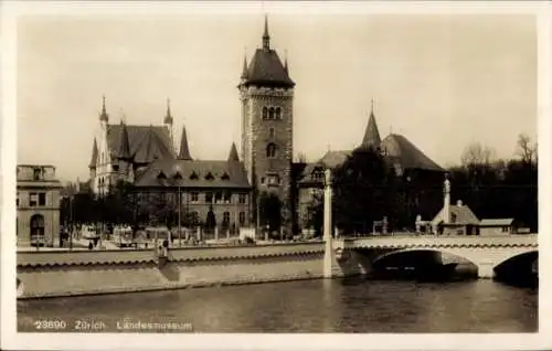 Ak Zürich Stadt Schweiz, Landesmuseum