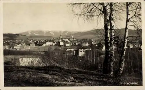 Ak Šumperk Mährisch Schönberg Region Olmütz, Gesamtansicht