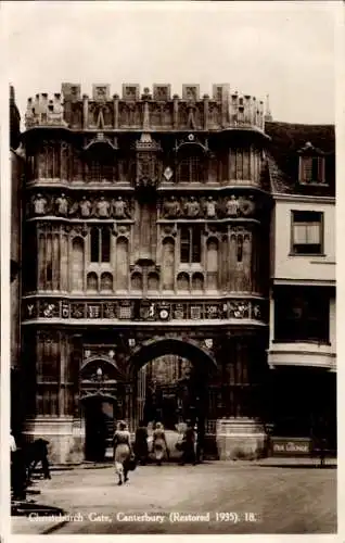 Ak Canterbury Kent England, Chrischurch Gate