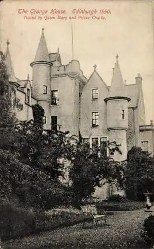 Ak Edinburgh Schottland, Grange House