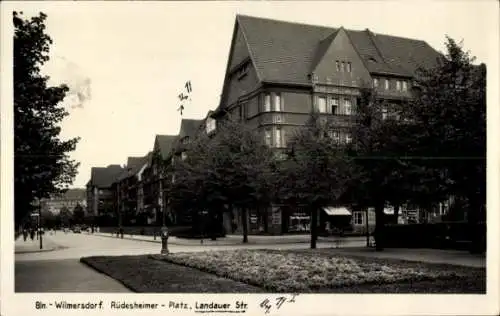 Ak Berlin Wilmersdorf, Rüdesheimer Platz, Landauer Straße