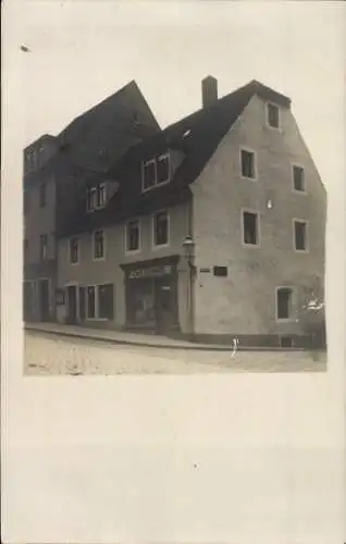 Foto Ak Radebeul in Sachsen, Geschäftshaus Carl Schmidt