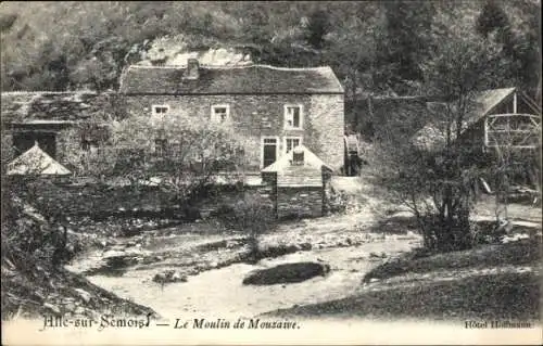 Ak Alle sur Semois Wallonien Namur, Le Moulin de Mouzaive, Hotel Hoffmann