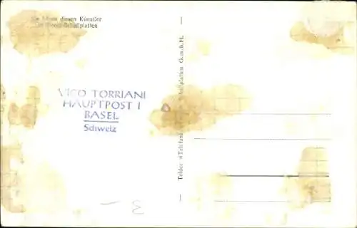 Ak Schauspieler und Sänger Vico Torriani, Portrait, Autogramm