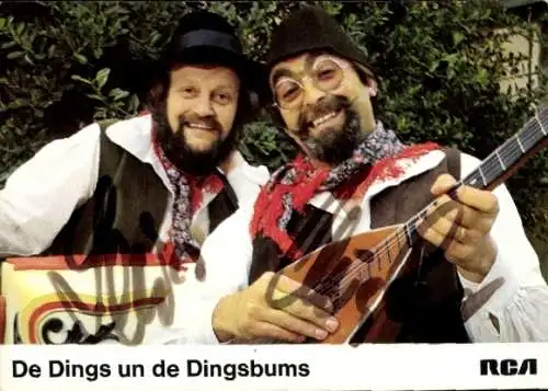 Ak Musikgruppe De Dings und de Dingsbums, Portrait, Autogramme