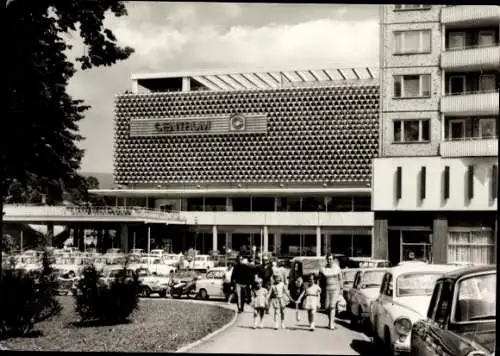 Ak Suhl in Thüringen, Warenhaus Centrum, Autos