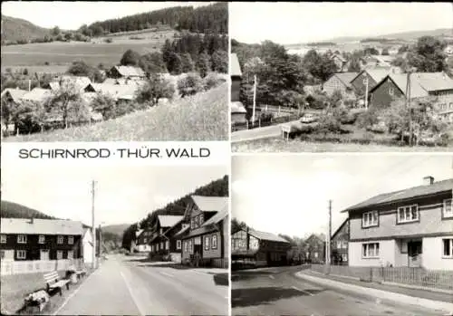 Ak Schirnrod Eisfeld in Thüringen, Teilansichten