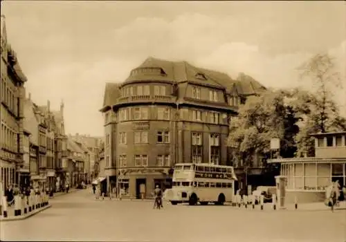 Ak Zeitz im Burgenlandkreis, Wendische Straße, Bus