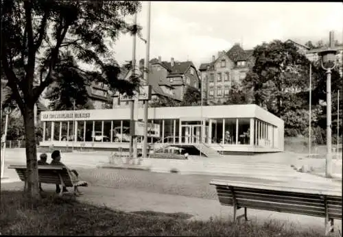 Ak Lutherstadt Eisenach in Thüringen, Ausstellungspavillon des VEB Automobilwerkes, Wartburg