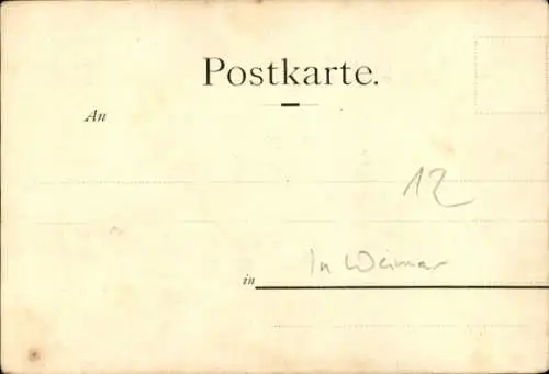 Ak Großherzog Carl Alexander von Sachsen-Weimar, Weimar, Zur Erinnerung an den 24. Juni 1898