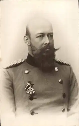 Ak Herzog Paul Friedrich zu Mecklenburg-Schwerin, Uniform, Portrait